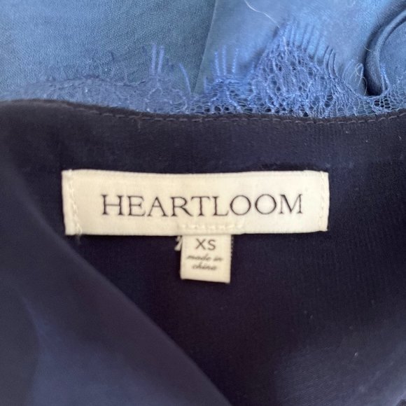 Heartloom Blue Satin cami, size XS - Picture 6 of 6